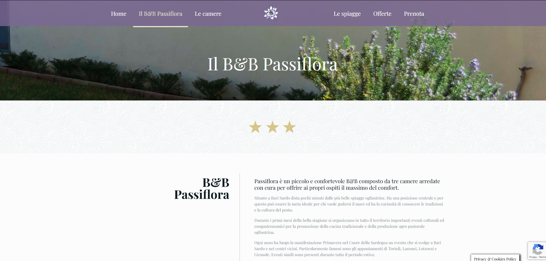 immagine pagina sito passiflora ogliastra